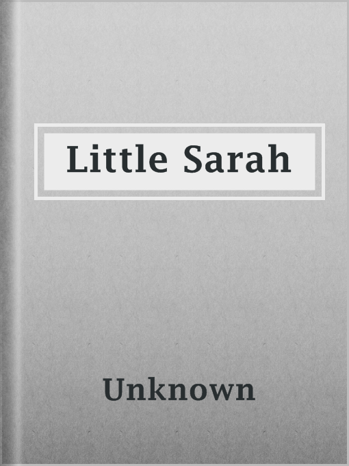 Cover image for Little Sarah